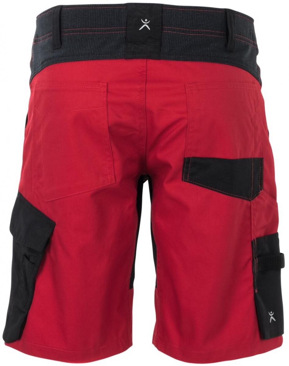 PLANAM-Workwear, Damen-Shorts, Norit, 245 g/m, rot/schwarz