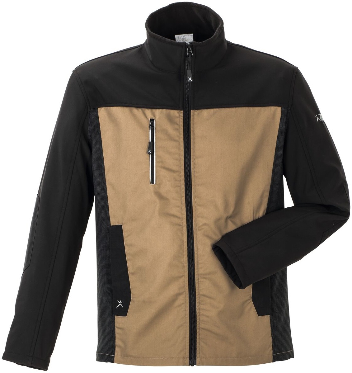 PLANAM-Workwear, Hybridjacke, Norit, 245 g/m, sand/schwarz