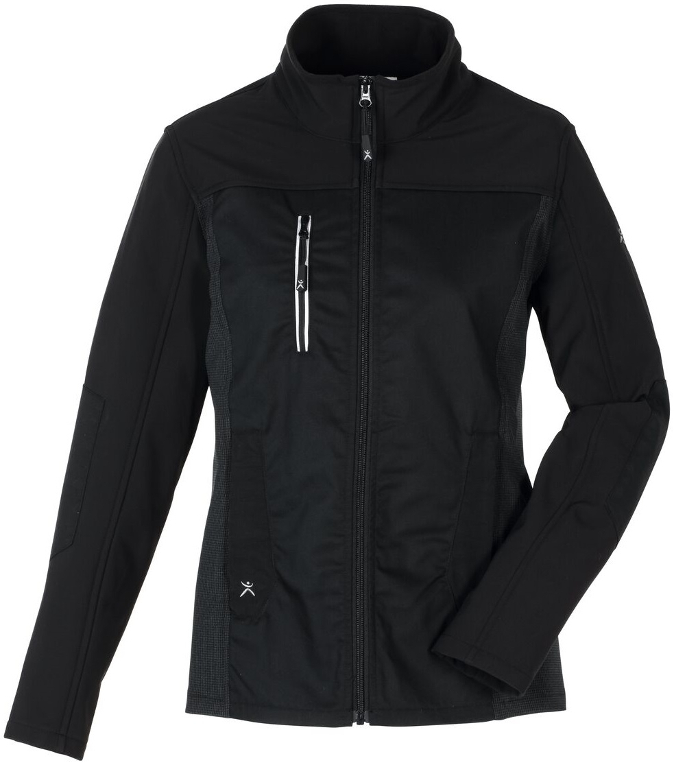 PLANAM-Workwear, Damen-Hybridjacke, Norit, 245 g/m, schwarz/schwarz