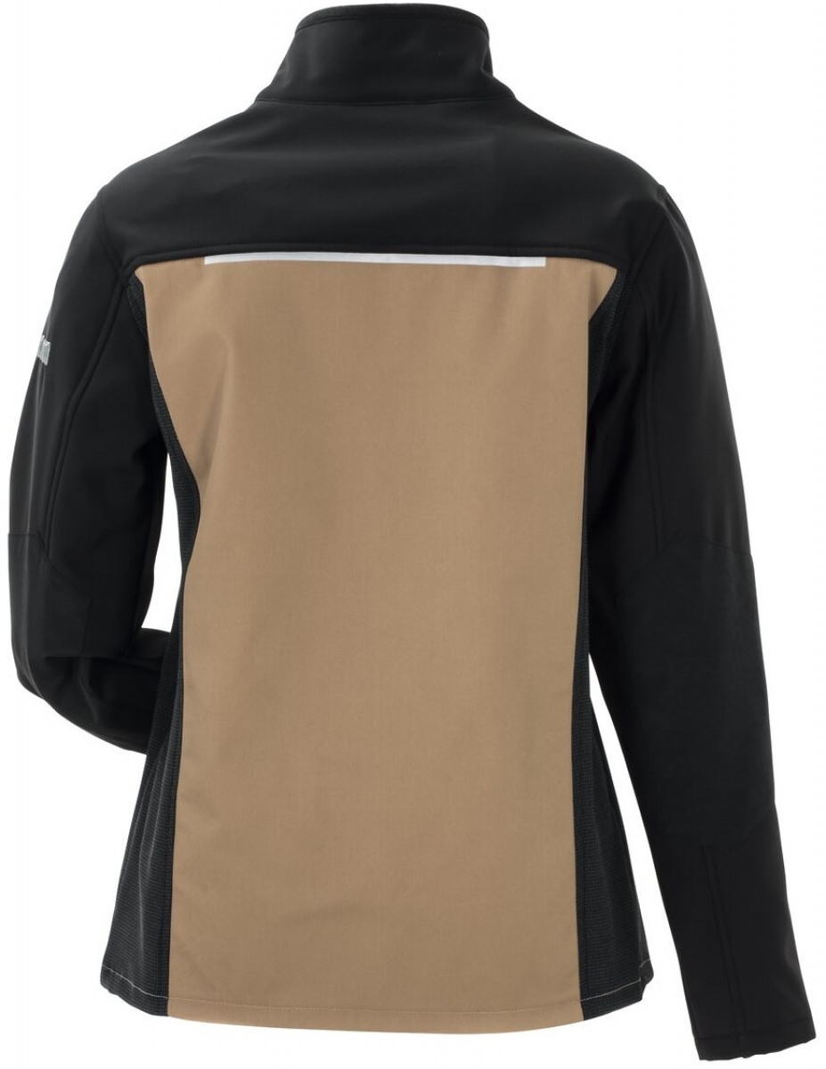 PLANAM-Workwear, Damen-Hybridjacke, Norit, 245 g/m, sand/schwarz