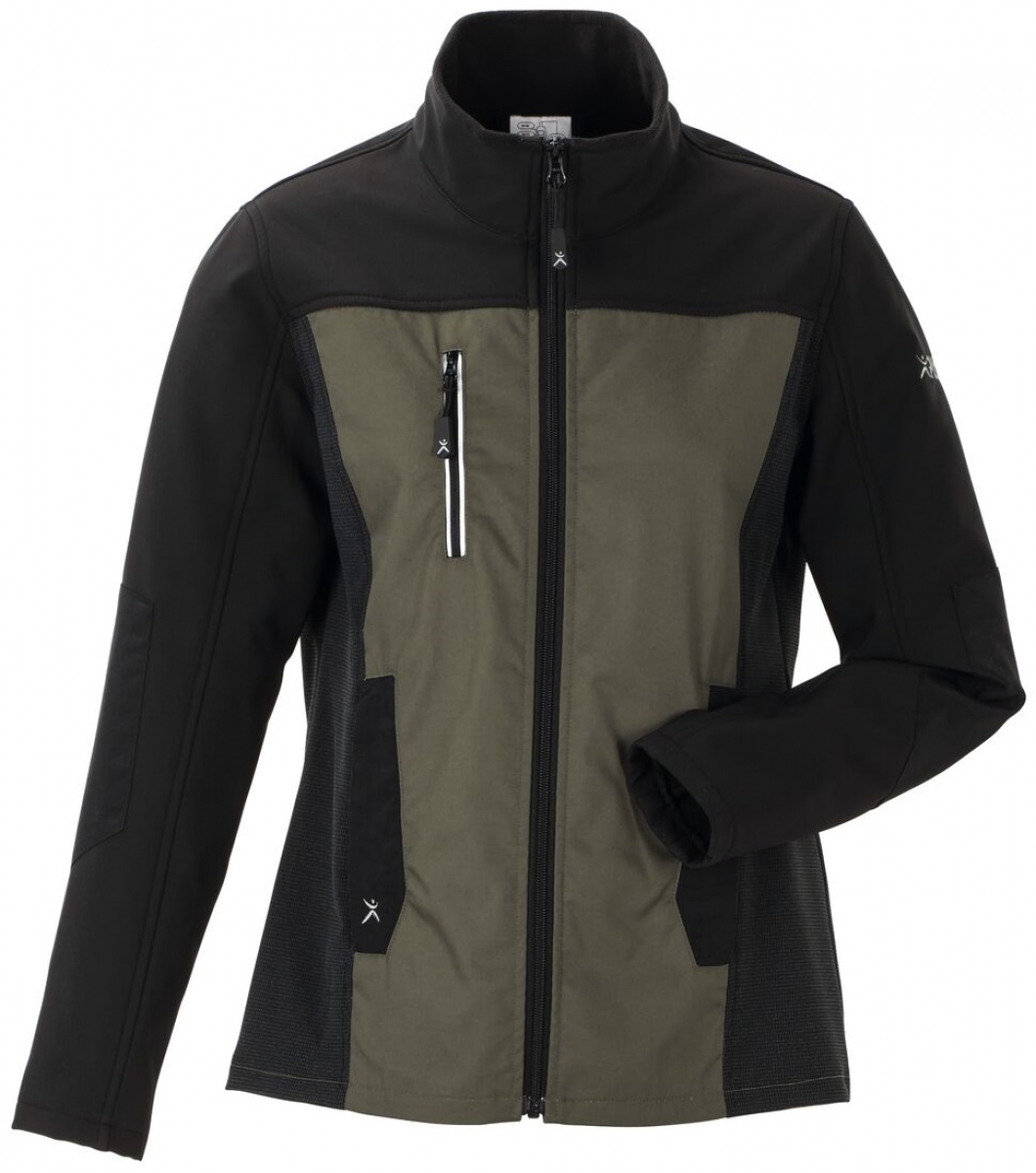 PLANAM-Workwear, Damen-Hybridjacke, Norit, 245 g/m, oliv/schwarz