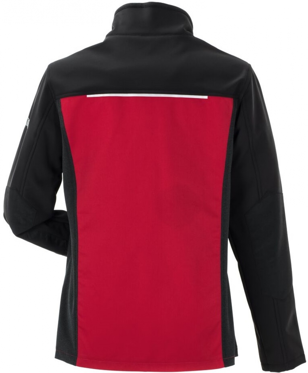 PLANAM-Workwear, Damen-Hybridjacke, Norit, 245 g/m, rot/schwarz