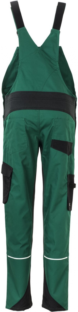 PLANAM-Workwear, Damen-Latzhose, Norit, 245 g/m², grün/schwarz