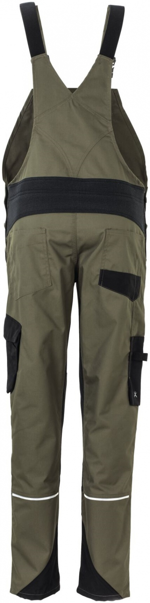 PLANAM-Workwear, Damen-Latzhose, Norit, 245 g/m², oliv/schwarz