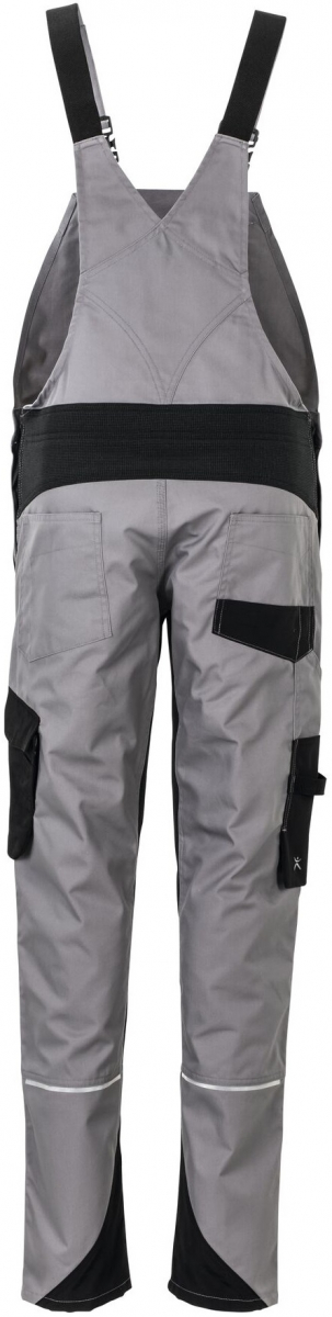 PLANAM-Workwear, Damen-Latzhose, Norit, 245 g/m², zink/schwarz