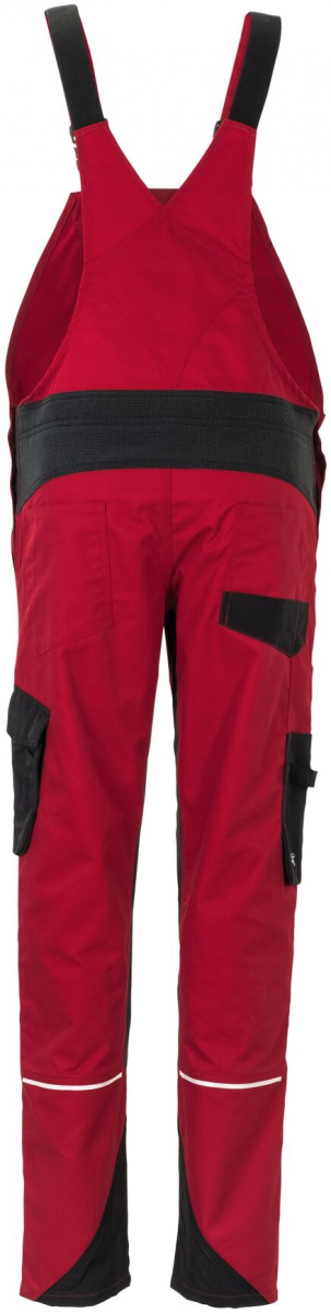 PLANAM-Workwear, Damen-Latzhose, Norit, 245 g/m, rot/schwarz