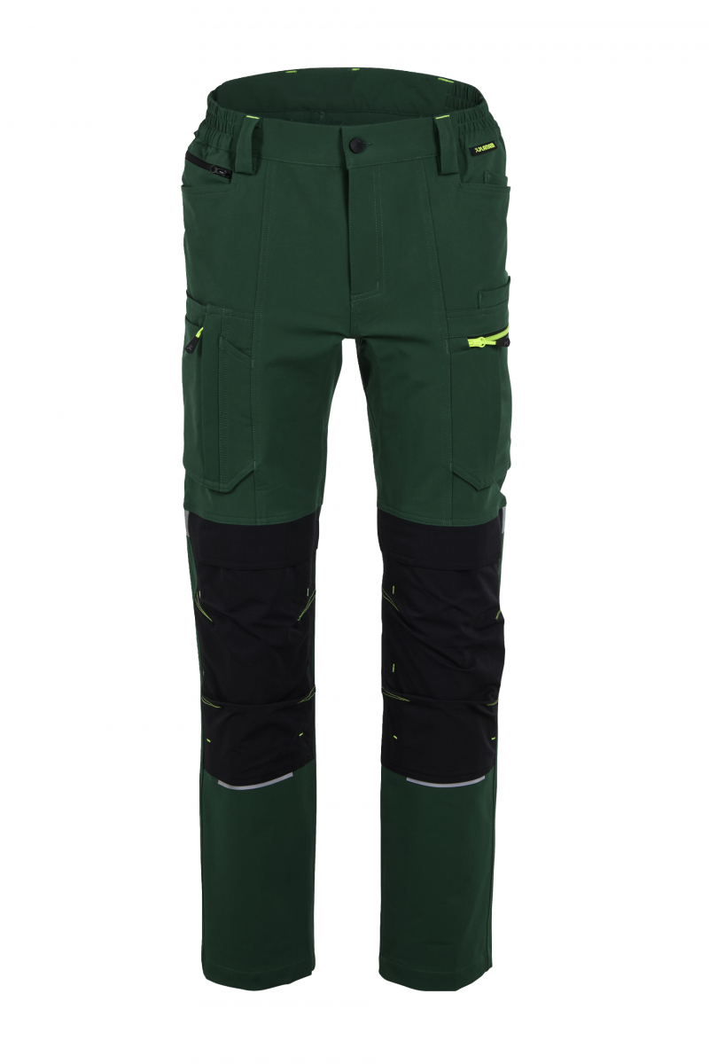 Planam-rECOline Bundhose grün/schwarz