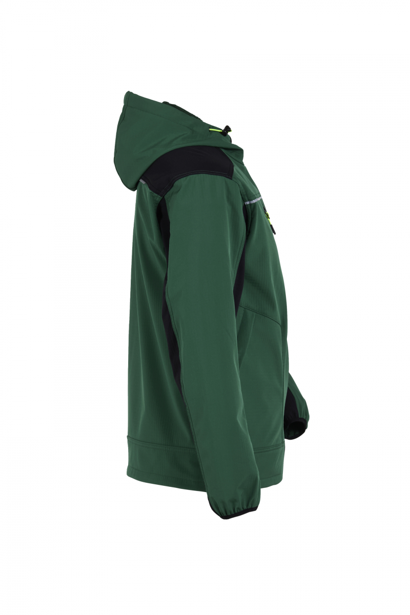 Planam-rECOline Softshelljacke grün/schwarz