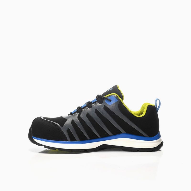 JORI-Sicherheitshalbschuhe, jo_RAPID blue-yellow Low ESD S3, blau/gelb
