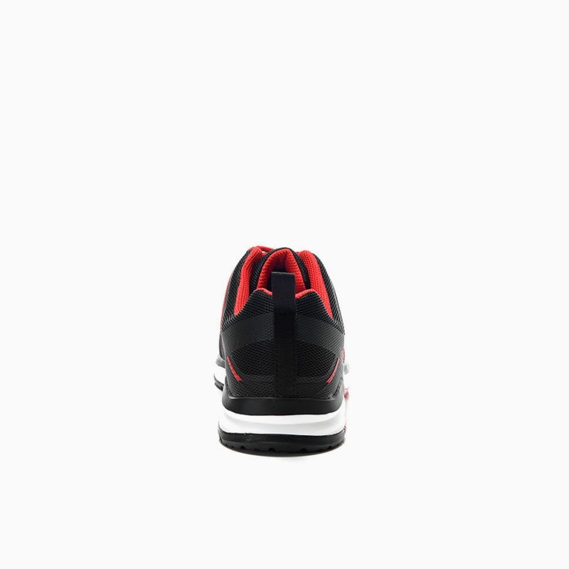 JORI-Sicherheitshalbschuhe, jo_SWIFT black-red Low ESD S1P, schwarz/rot