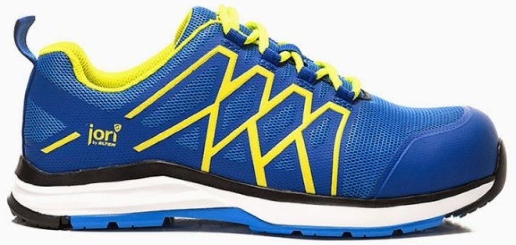 JORI-Sicherheitshalbschuhe, jo_SWIFT blue-yellow Low ESD S1P, blau/gelb