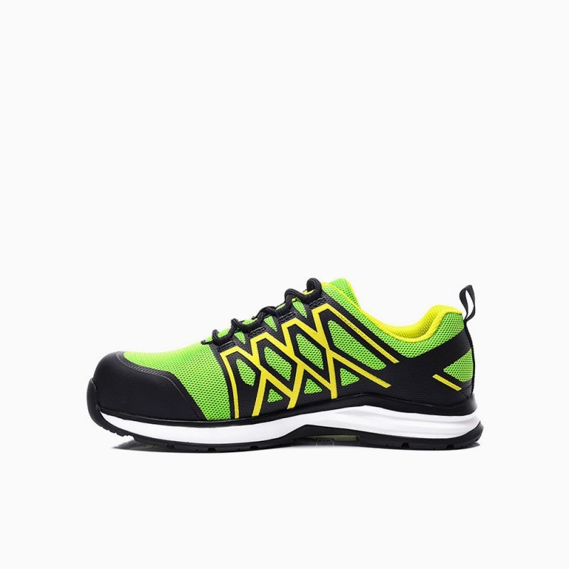 JORI-Sicherheitshalbschuhe, jo_SWIFT green-yellow Low ESD S1P, grün/gelb
