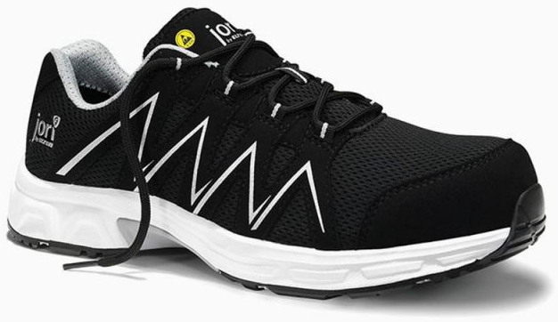 JORI-Sicherheitshalbschuhe, jo_SPEEDY black-silver Low ESD S1P, schwarz/silber