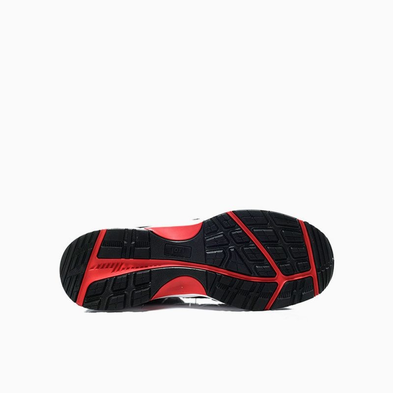 JORI-Sicherheitshalbschuhe, jo_SPEEDY black-red Low ESD S1P, schwarz/rot