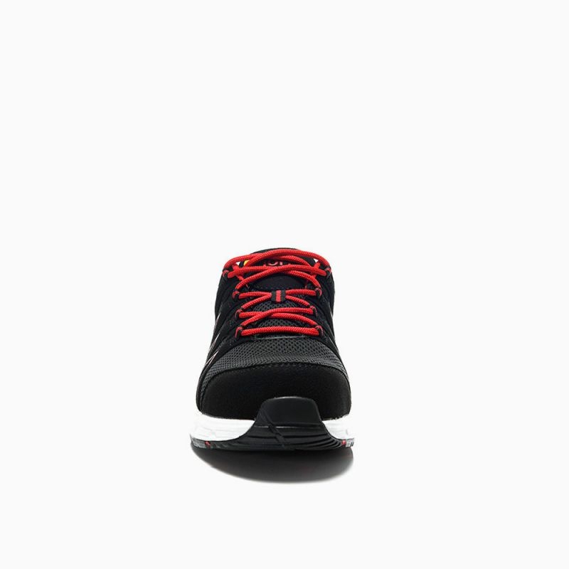JORI-Sicherheitshalbschuhe, jo_SPEEDY black-red Low ESD S3, schwarz/rot