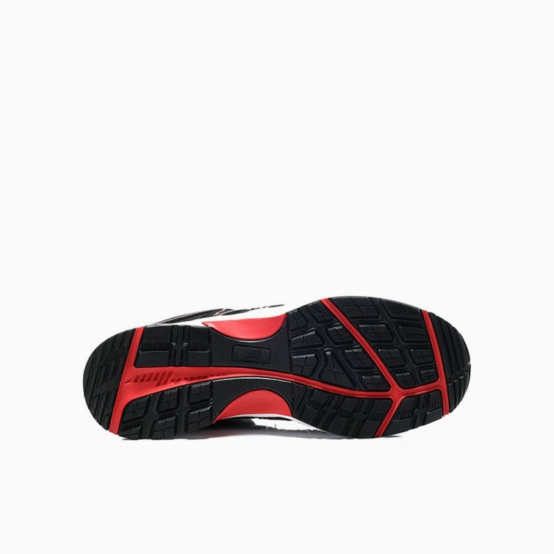 JORI-Sicherheitshalbschuhe, jo_SPEEDY black-red Low ESD S3, schwarz/rot