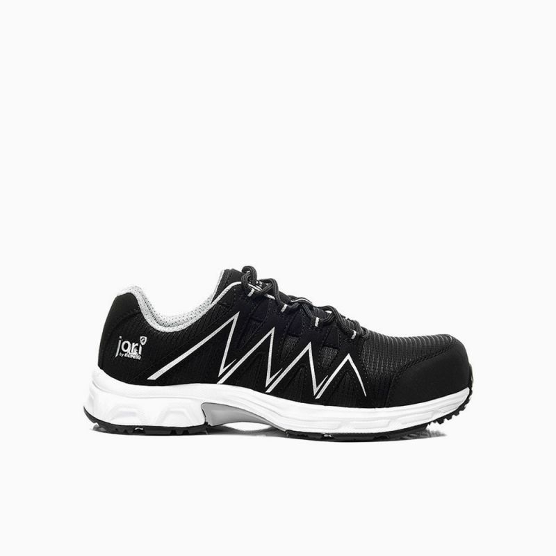 JORI-Sicherheitshalbschuhe, jo_SPEEDY black-silver Low ESD S3, schwarz/silber