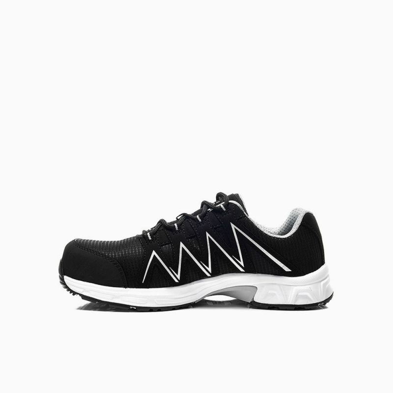 JORI-Sicherheitshalbschuhe, jo_SPEEDY black-silver Low ESD S3, schwarz/silber