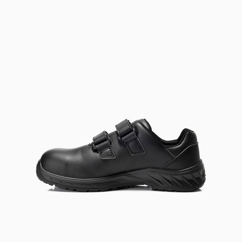 JORI Sicherheitshalbschuh CLEAN Strap black Form A, Low ESD S3, schwarz