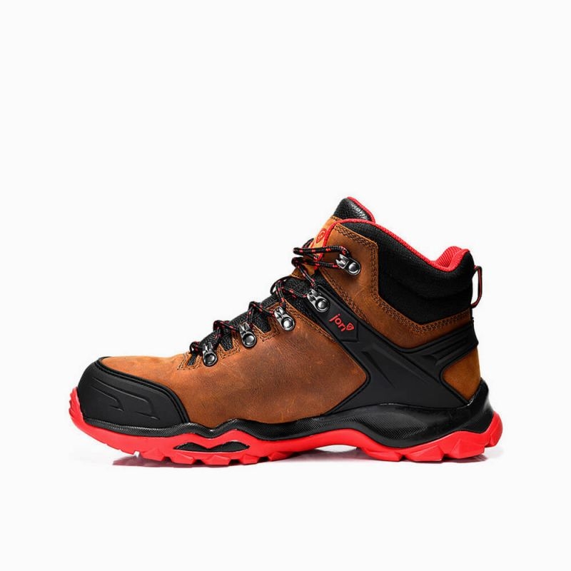 JORI-Sicherheitshalbschuhe, jo_POWERFUL brown Mid S3, braun