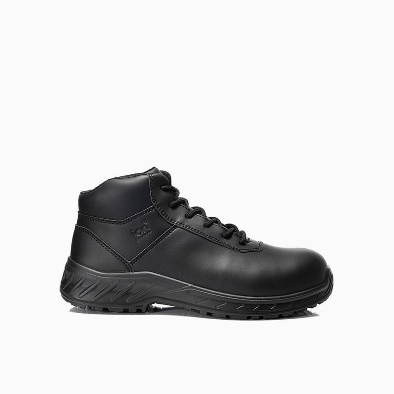 JORI-Sicherheitshalbschuhe, jo_CLEAN Loop black Mid ESD S3, schwarz