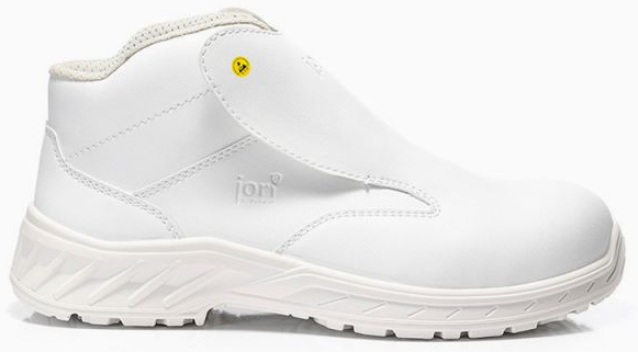 JORI-Sicherheitsschnürstiefel, jo_CLEAN Slipper white Mid ESD S3