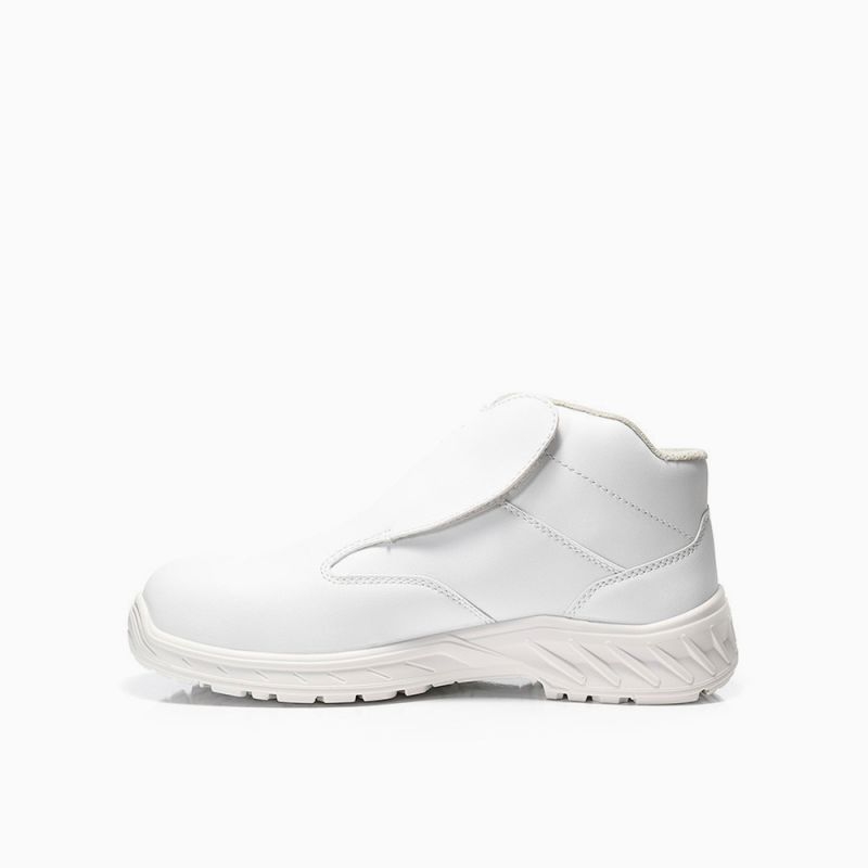 JORI-Sicherheitsschnürstiefel, jo_CLEAN Slipper white Mid ESD S3
