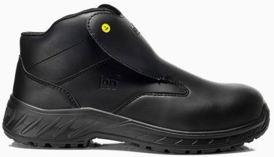 JORI-Sicherheitshalbslipper, jo_CLEAN Slipper black Mid ESD S3, schwarz