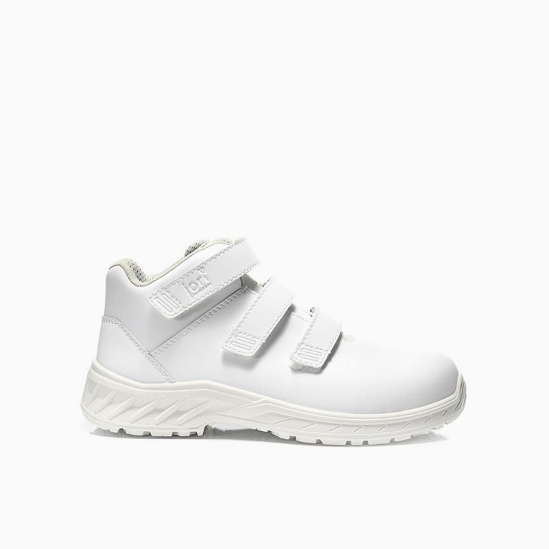 JORI-Sicherheitsschnürstiefel, jo_CLEAN Strap white Mid ESD S3, weiß