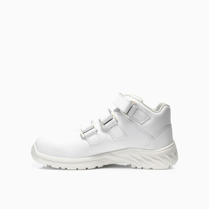 JORI-Sicherheitsschnürstiefel, jo_CLEAN Strap white Mid ESD S3, weiß