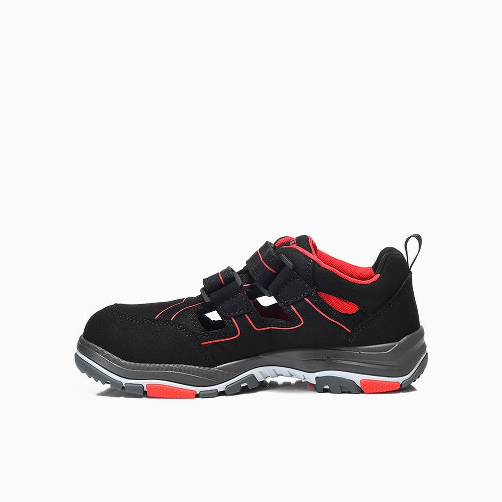 ELTEN-S1-Sicherheitssandale, ANTHONY red Easy, ESD, Typ 2, schwarz-rot