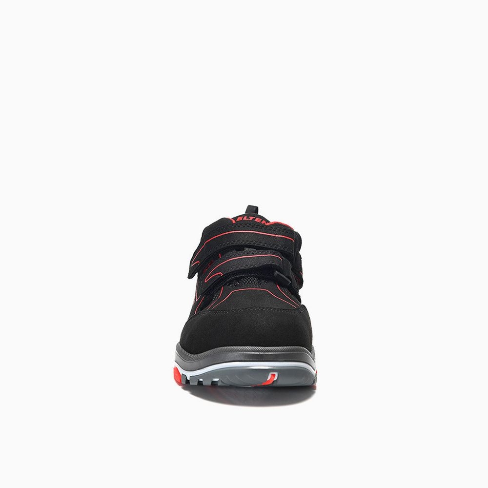 ELTEN-S1-Sicherheitssandale, ANTHONY red Easy, ESD, Typ 2, schwarz-rot