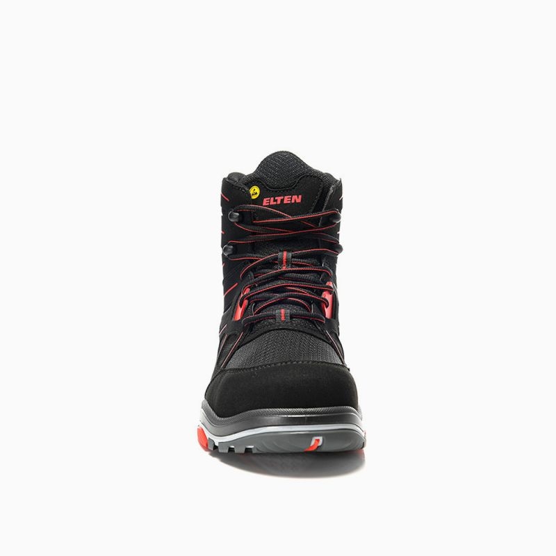 ELTEN-S1-ERGO-ACTIVE-Sicherheitshochschuhe, ANTHONY Mid, ESD, Fußtyp 2, rot