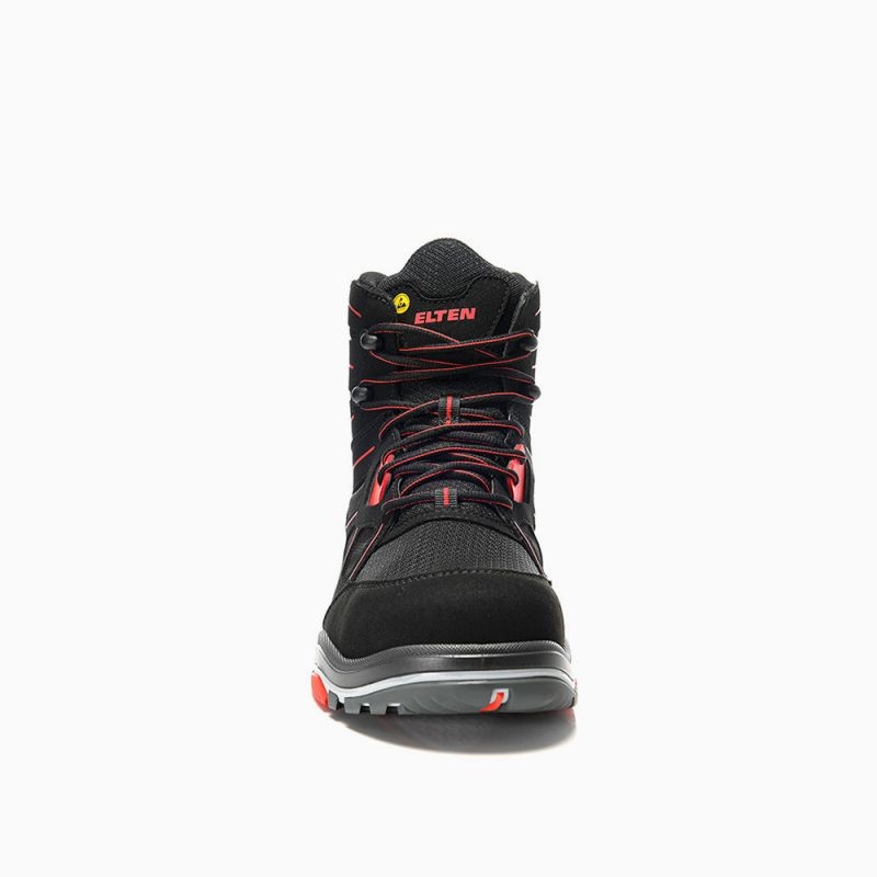 ELTEN-S1-ERGO-ACTIVE-Sicherheitshochschuhe, ANTHONY Mid, ESD, Fußtyp 3, rot