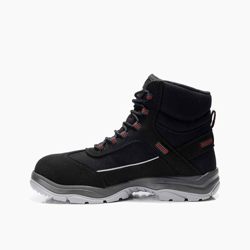 ELTEN-Footwear, S3-ERGO-ACTIVE-Arbeits-Berufs-Sicherheits-Schuhe, Hochschuhe, MATTHEW Mid, ESD, Fußtyp 1, schwarz
