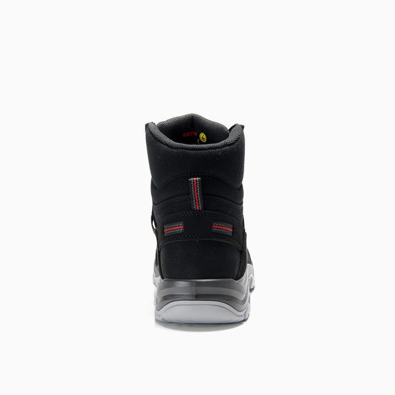 ELTEN-Footwear, S3-ERGO-ACTIVE-Arbeits-Berufs-Sicherheits-Schuhe, Hochschuhe, MATTHEW Mid, ESD, Fußtyp 1, schwarz