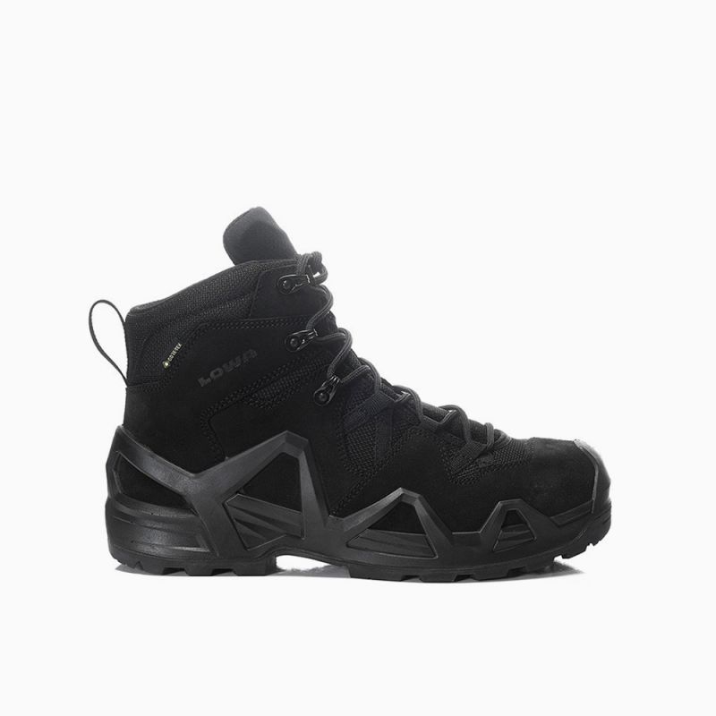 ELTEN-S3S-Sicherheitschnürstiefel, ZEPHYR Work GTX black Mid ESD S3S WR CI