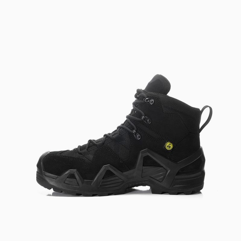 ELTEN-S3S-Sicherheitschnürstiefel, ZEPHYR Work GTX black Mid ESD S3S WR CI
