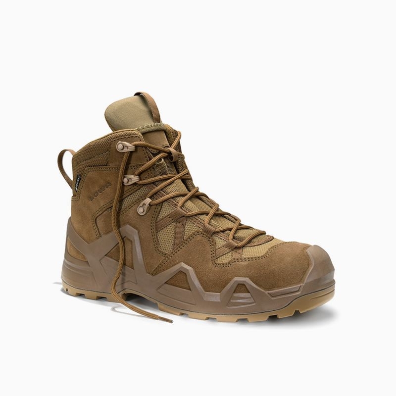 ELTEN Sicherheitsschnürstiefel, ZEPHYR Work GTX® coyote Mid ESD S3S WR