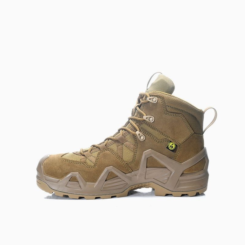 ELTEN Sicherheitsschnürstiefel, ZEPHYR Work GTX® coyote Mid ESD S3S WR