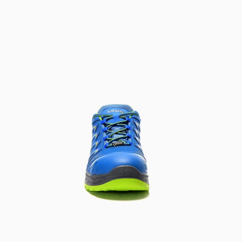 ELTEN-Footwear, S3-Arbeits-Berufs-Sicherheits-Schuhe, Halbschuhe, LARROX Work GTX blue Lo, CI, blau