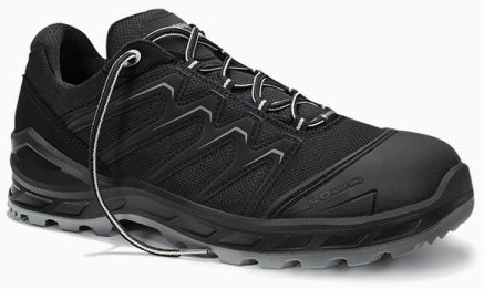 ELTEN-LOWA-S3-Sicherheitshalbschuhe, LARROX Work GTX black-grey Lo, CI, schwarz/grau