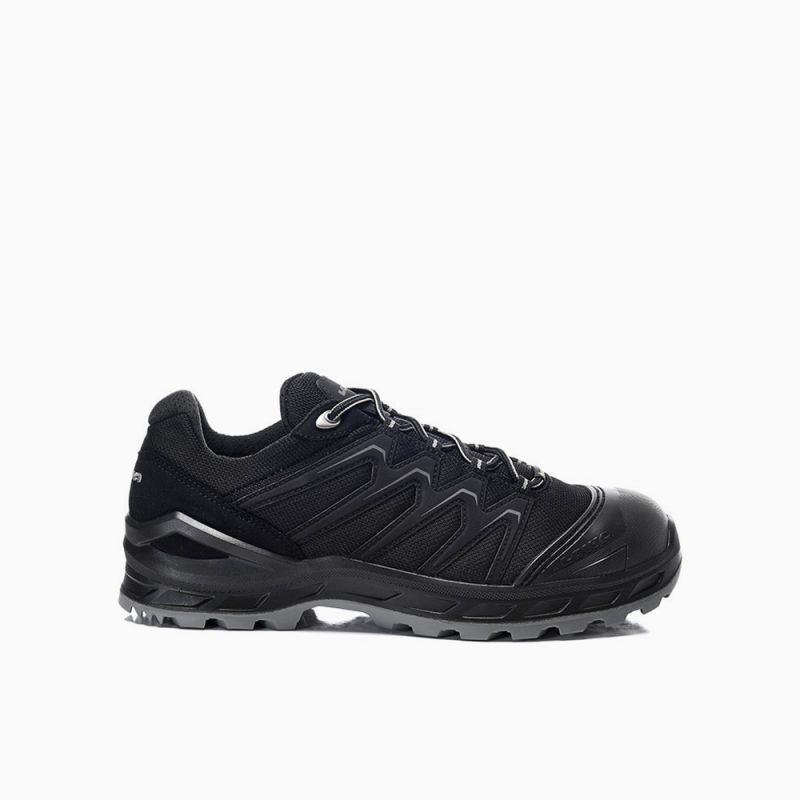 ELTEN-LOWA-S3-Sicherheitshalbschuhe, LARROX Work GTX black-grey Lo, CI, schwarz/grau