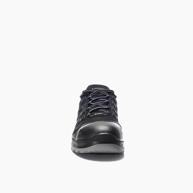 ELTEN-LOWA-S3-Sicherheitshalbschuhe, LARROX Work GTX black-grey Lo, CI, schwarz/grau