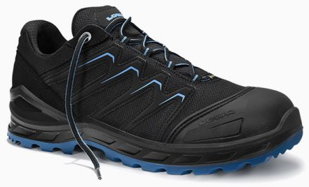 ELTEN-LOWA-S3-Sicherheitshalbschuhe, LARROX Work GTX black-blue Lo, CI, schwarz/blau