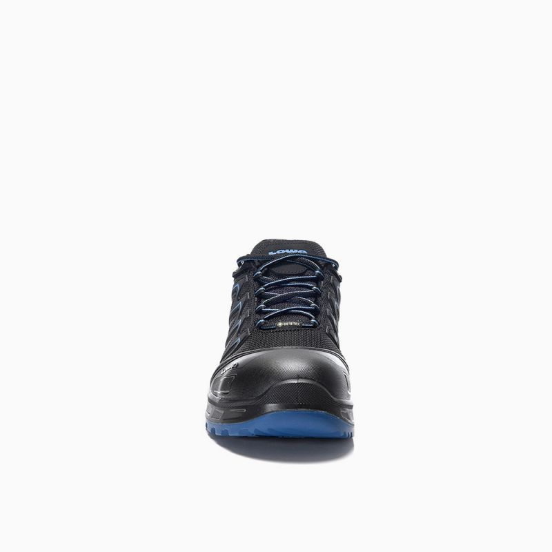 ELTEN-LOWA-S3-Sicherheitshalbschuhe, LARROX Work GTX black-blue Lo, CI, schwarz/blau