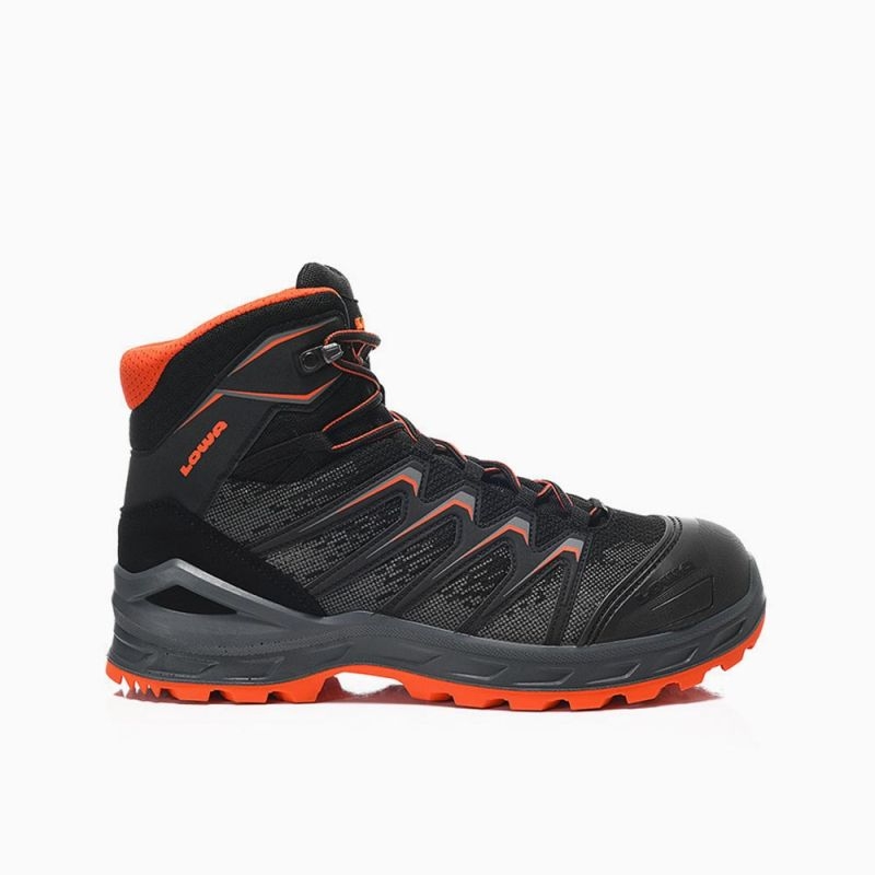ELTEN-Footwear, S3-Arbeits-Berufs-Sicherheits-Schuhe, Schnürstiefel, LARROX Work GTX black Mid, CI, schwarz
