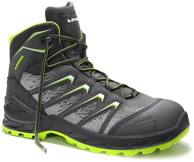 ELTEN-Footwear, S3-Arbeits-Berufs-Sicherheits-Schuhe, Schnürstiefel, LARROX Work GTX grex Mid, CI, grau