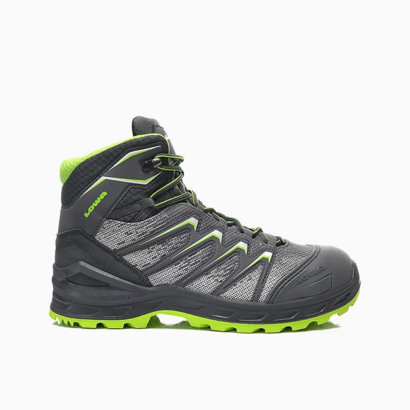 ELTEN-Footwear, S3-Arbeits-Berufs-Sicherheits-Schuhe, Schnürstiefel, LARROX Work GTX grex Mid, CI, grau
