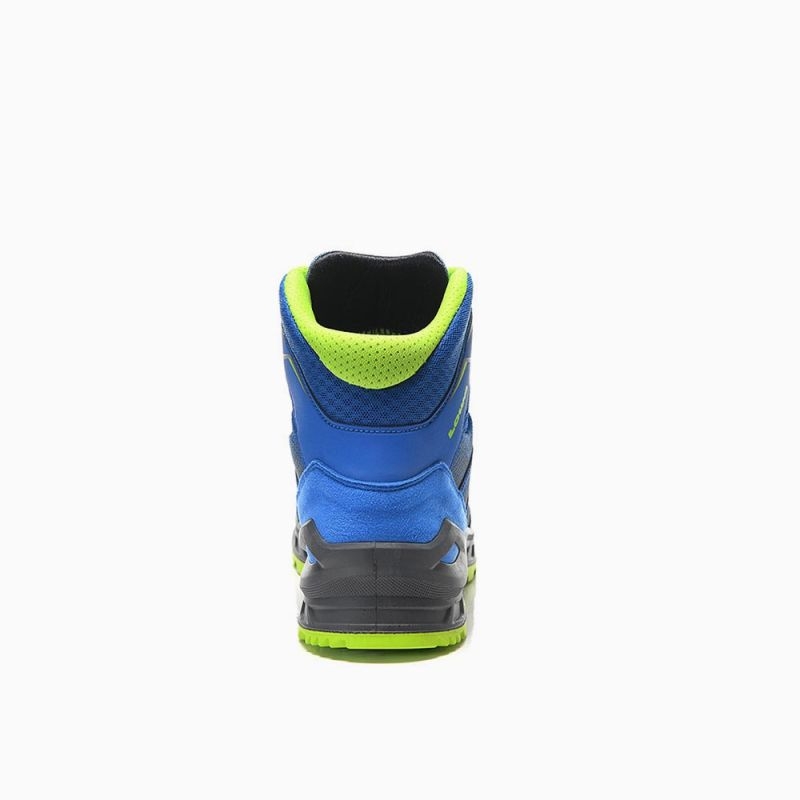 ELTEN-Footwear, S3-Arbeits-Berufs-Sicherheits-Schuhe, Schnürstiefel, LARROX Work GTX blue Mid, CI, blau
